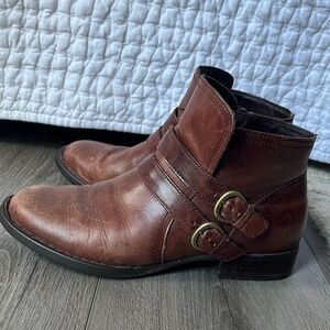 Börn Women’s Pirlo Brown Leather Boots Size 8